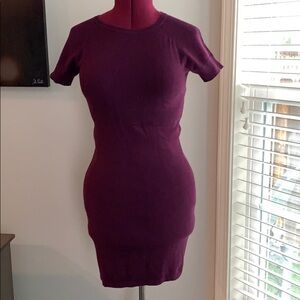 Royal Purple Sweater Dress